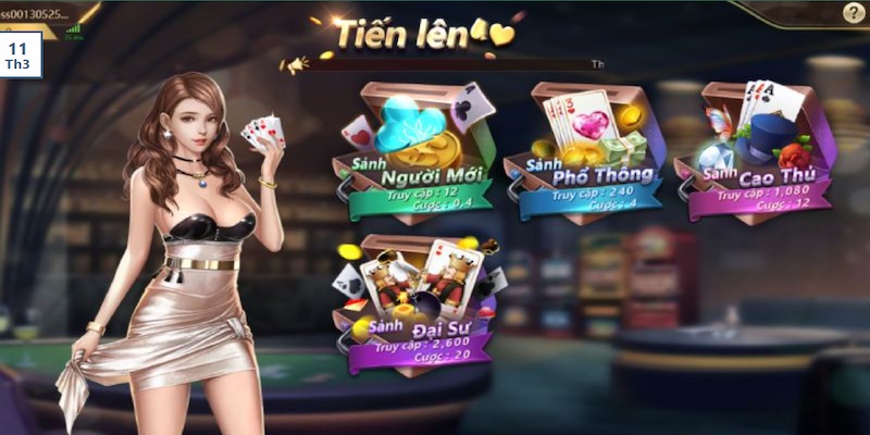 Tiến lên chiếm lĩnh được sự yêu mến tại game bài K8