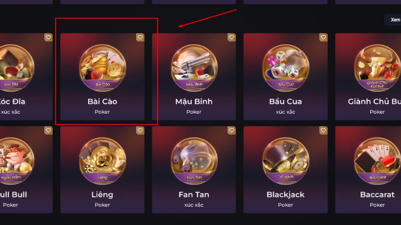 Bài Cào thuộc mục game bài tại nhà cái K8CC