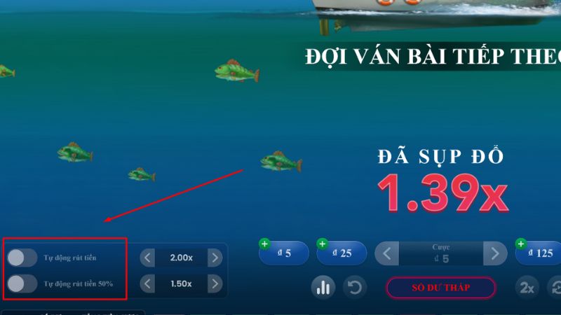 Trong game có 2 chế độ rút tiền anh em nên hiểu rõ để chủ động sử dụng