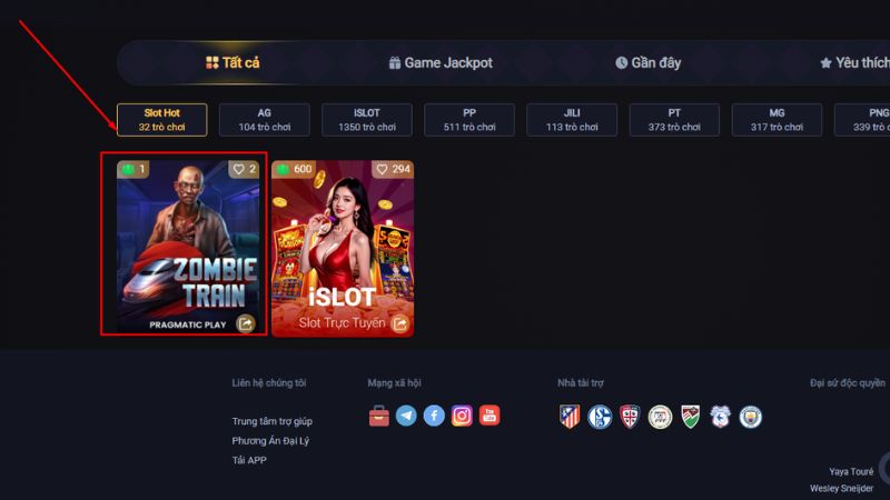 Zombie Train thuộc mục Slots game tại nhà cái K8CC
